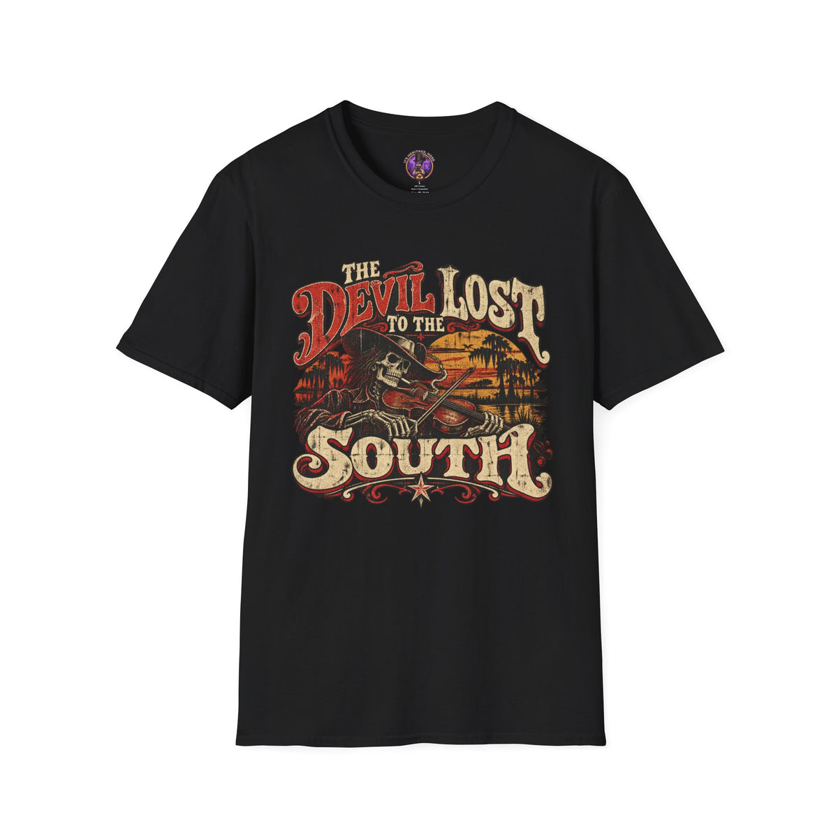 Southern Rock T-Shirt | Devil Lost to the South Graphic Tee graphic T-shirt product image 1