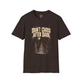 Don't Cross After Dark T-Shirt - Spooky Skull Bridge Graphic Tee graphic T-shirt product image 2