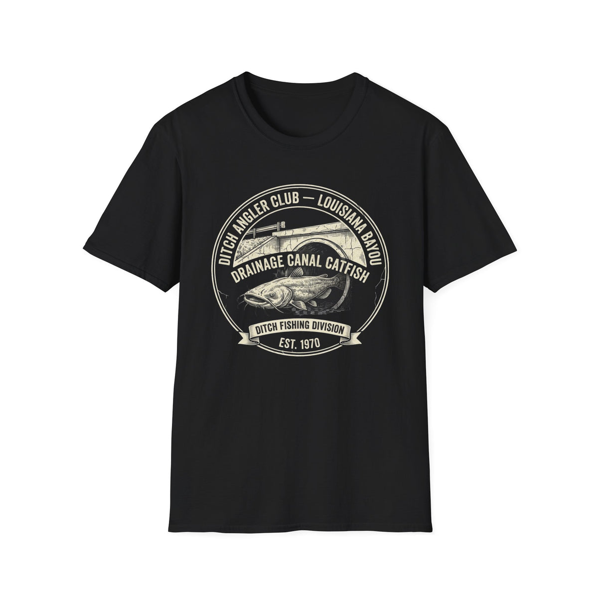 Ditch Angler Club Southern Fishing T-Shirt | It's Heritage Hoss