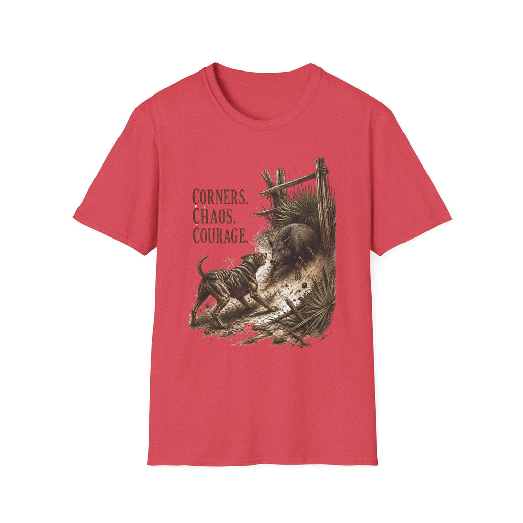 Corners Chaos Courage Catahoula Hog Dog Shirt