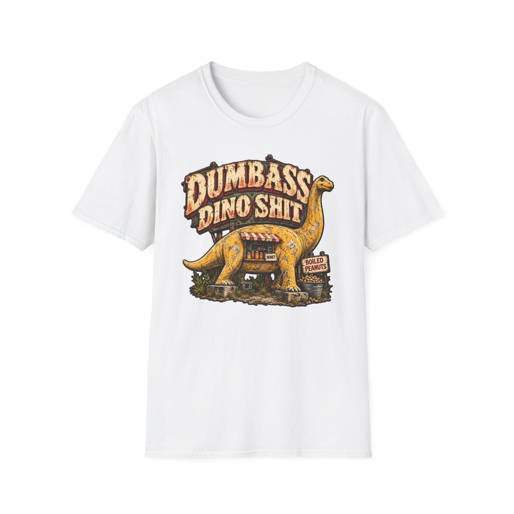 Dumbass Dino Shit T-Shirt — Roadside Dinosaur