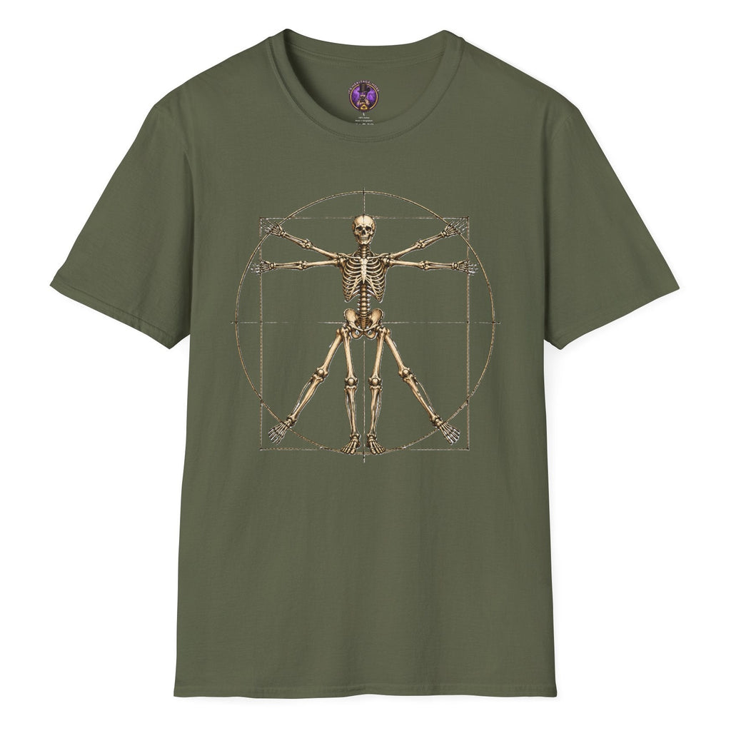 Vitruvian Skeleton T-Shirt | It's Heritage Hoss