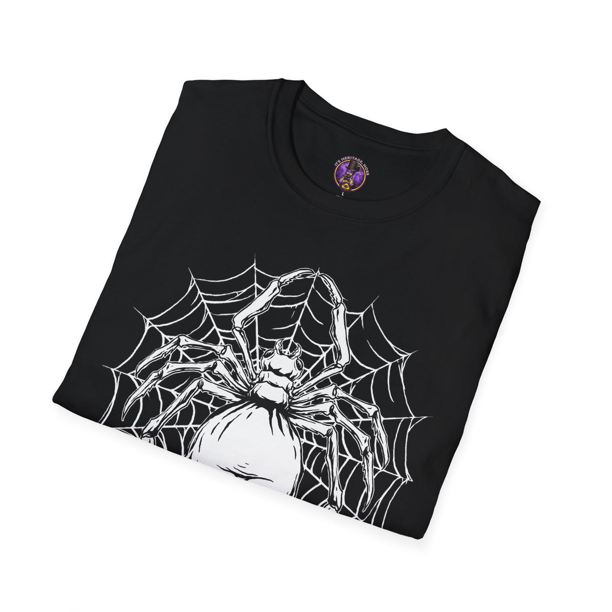 Skull & Spiderweb Graphic T-Shirt