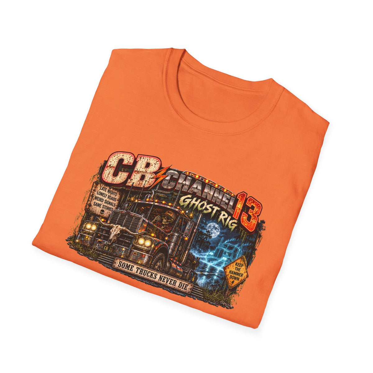 CB Channel 13 T-Shirt — Haunted Trucker