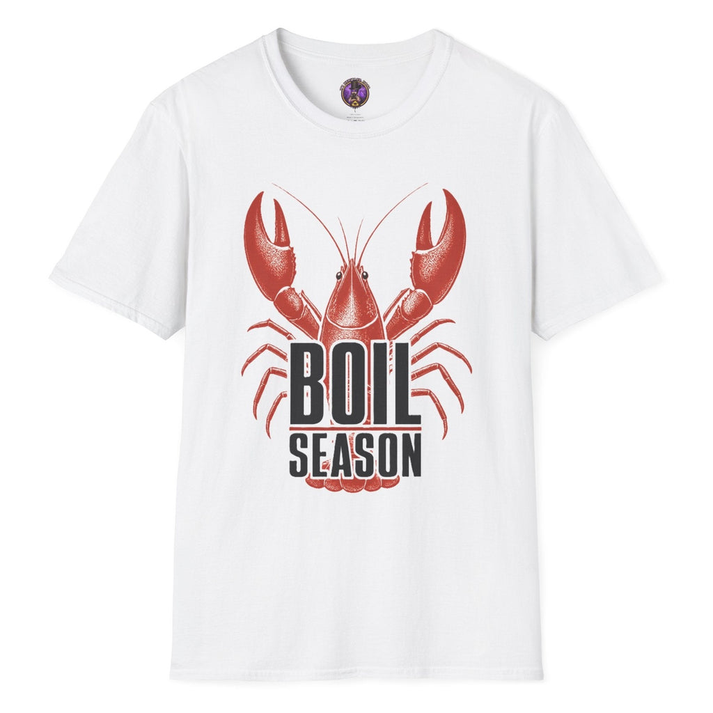 Boil Season Louisiana crawfish graphic T-shirt