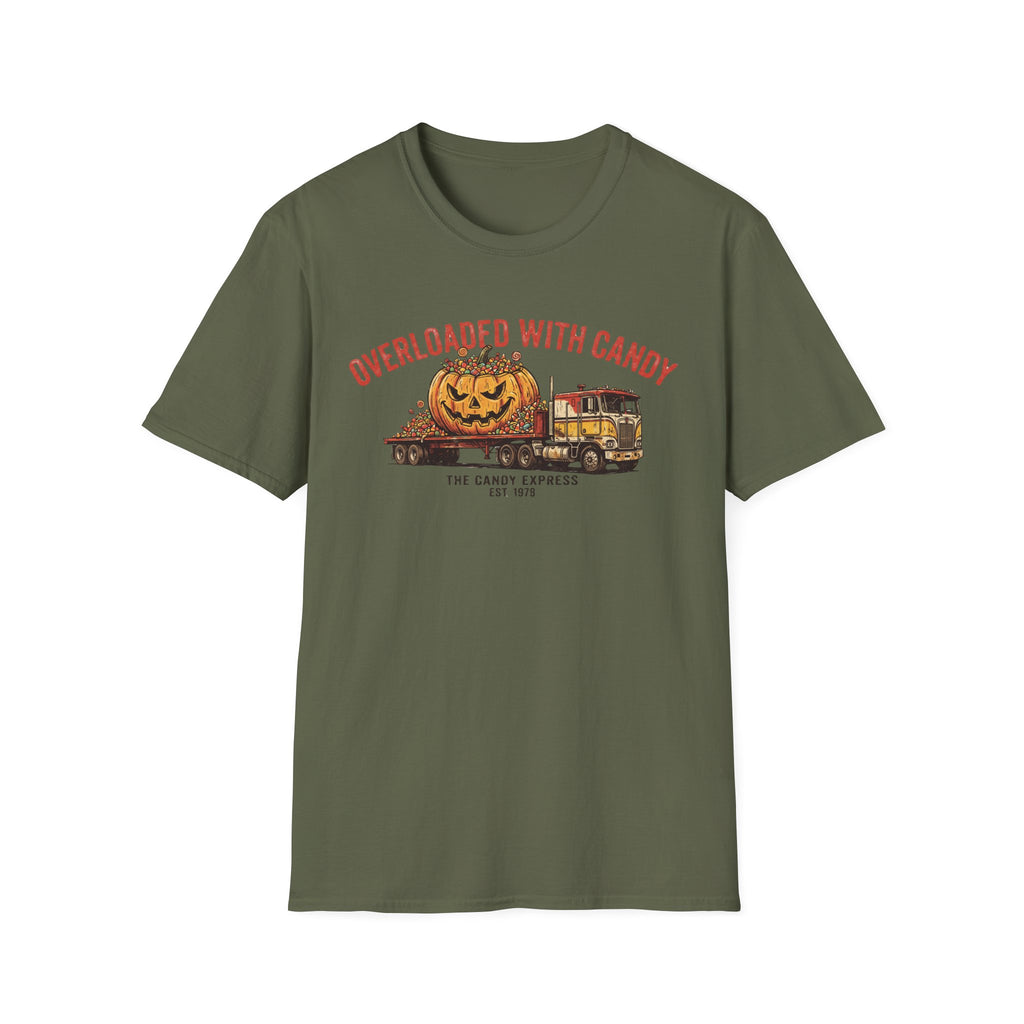 Overloaded With Candy Funny Trucker Halloween Shirt | It's Heritage Hoss