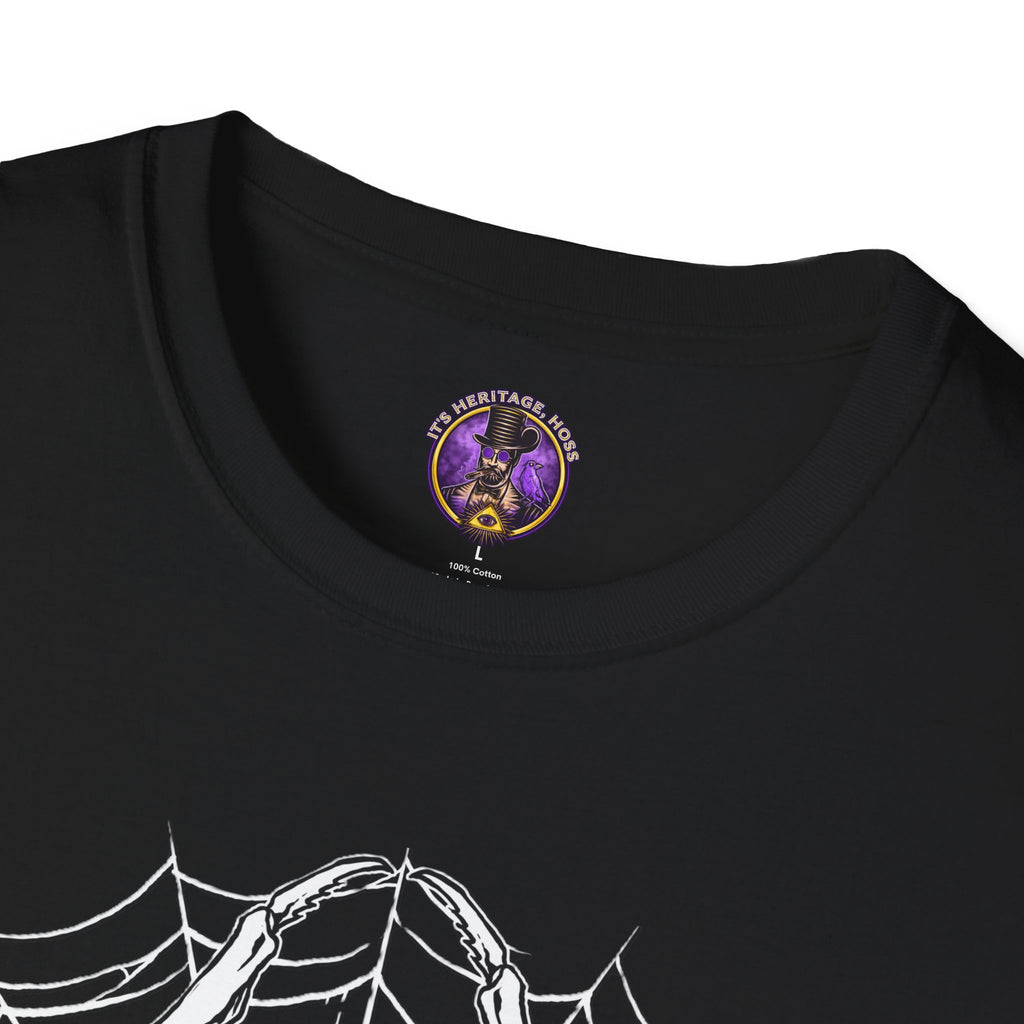Skull & Spiderweb Graphic T-Shirt