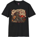 Southern Soul graphic featuring a guitar and bandana with distressed vintage country music styling.