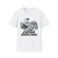 I Love Catfish Traffic Cones Funny Fishing T-Shirt