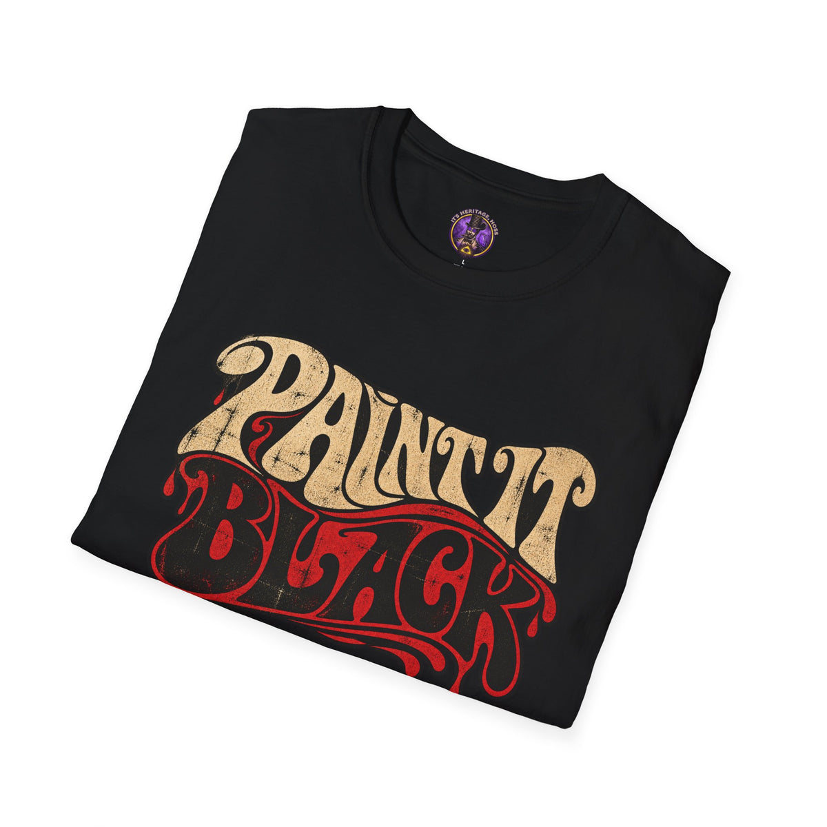 Paint It Black Psychedelic Rock Shirt | It's Heritage Hoss