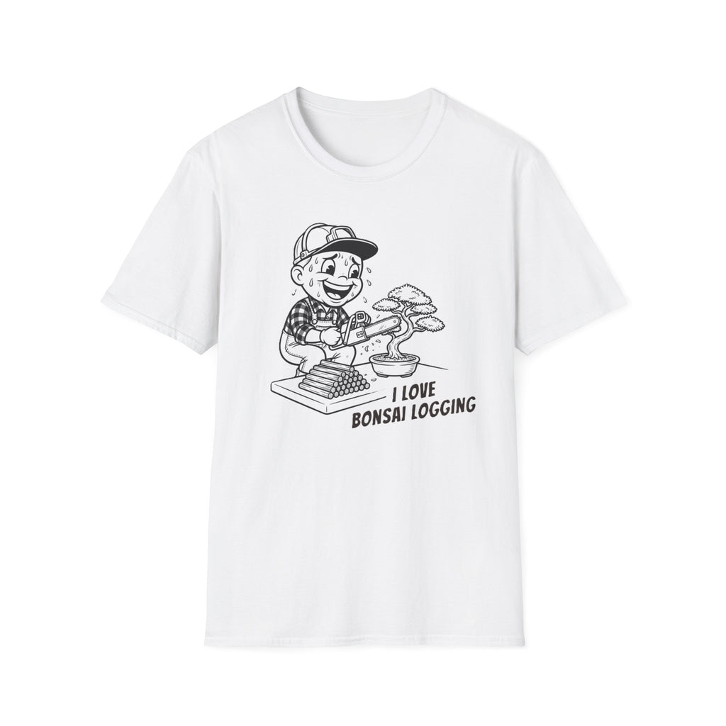 I Love Bonsai Logging T-Shirt