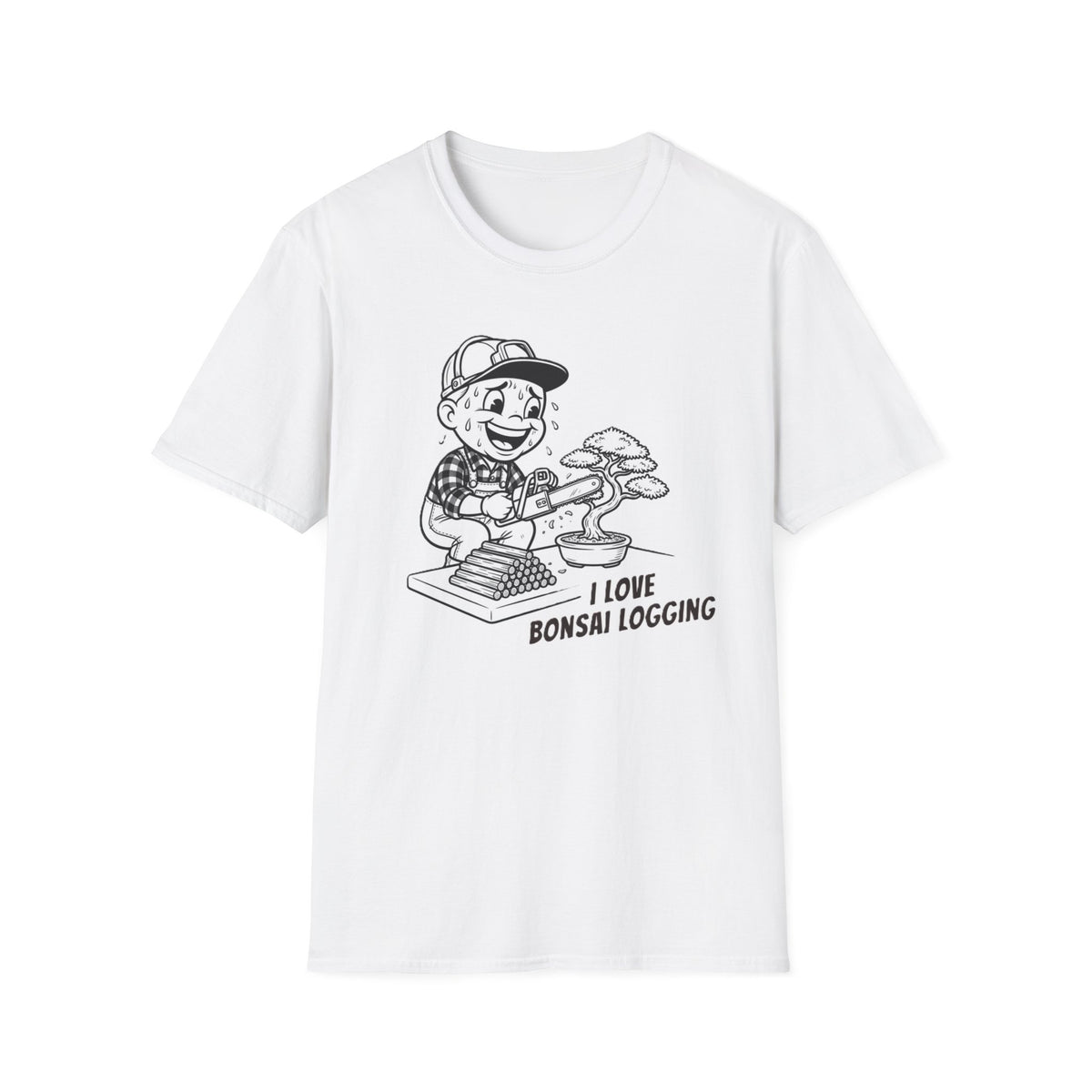 I Love Bonsai Logging T-Shirt