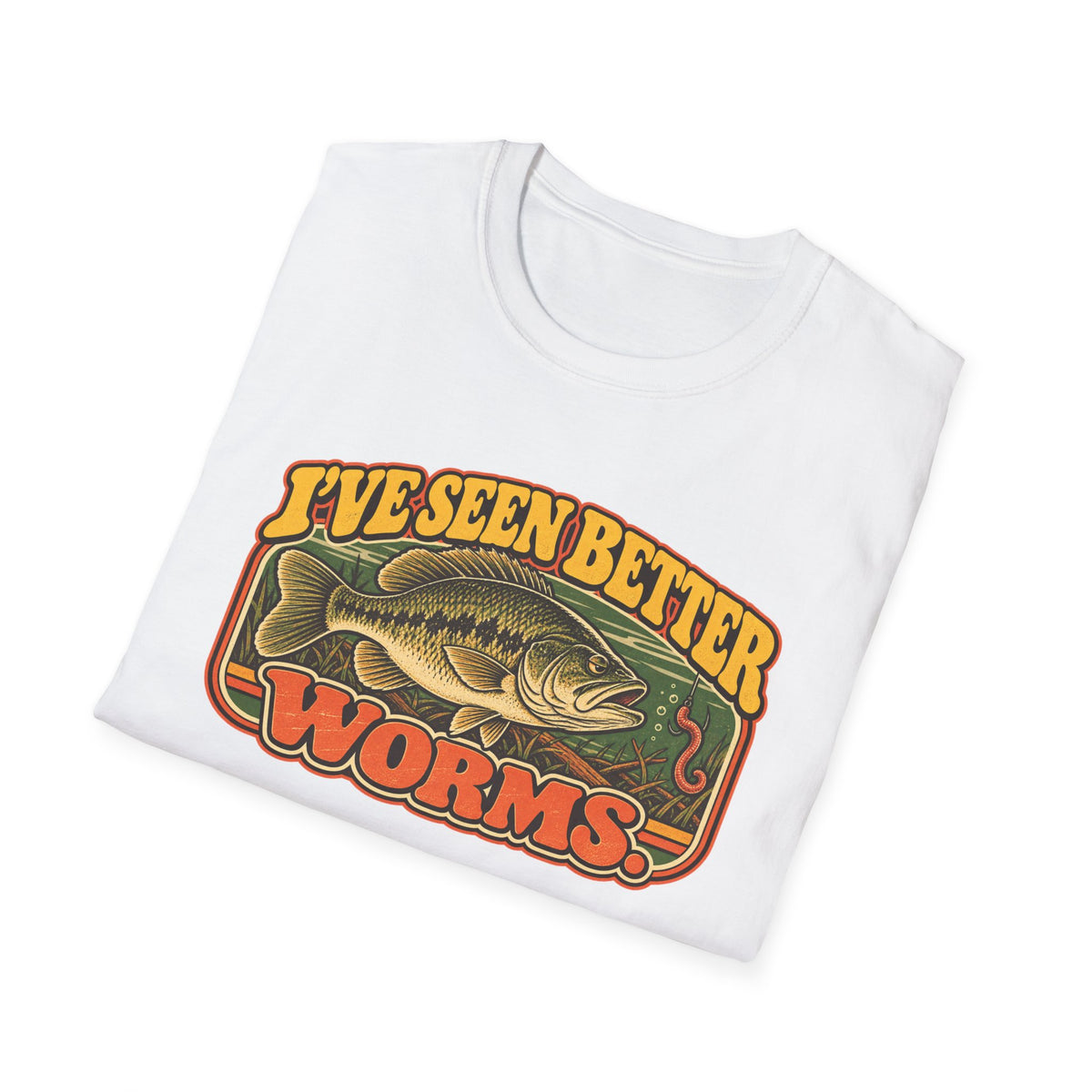 I've Seen Better Worms Vintage Bass Fishing