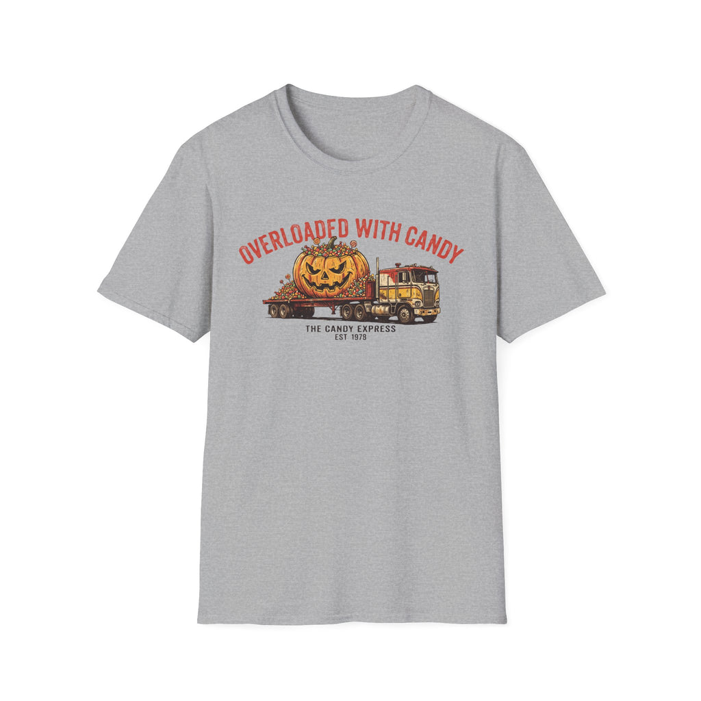 Overloaded With Candy Funny Trucker Halloween Shirt | It's Heritage Hoss