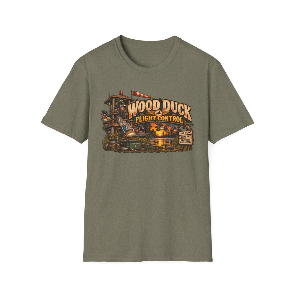 Wood Duck Flight Control T-Shirt — Duck Hunting