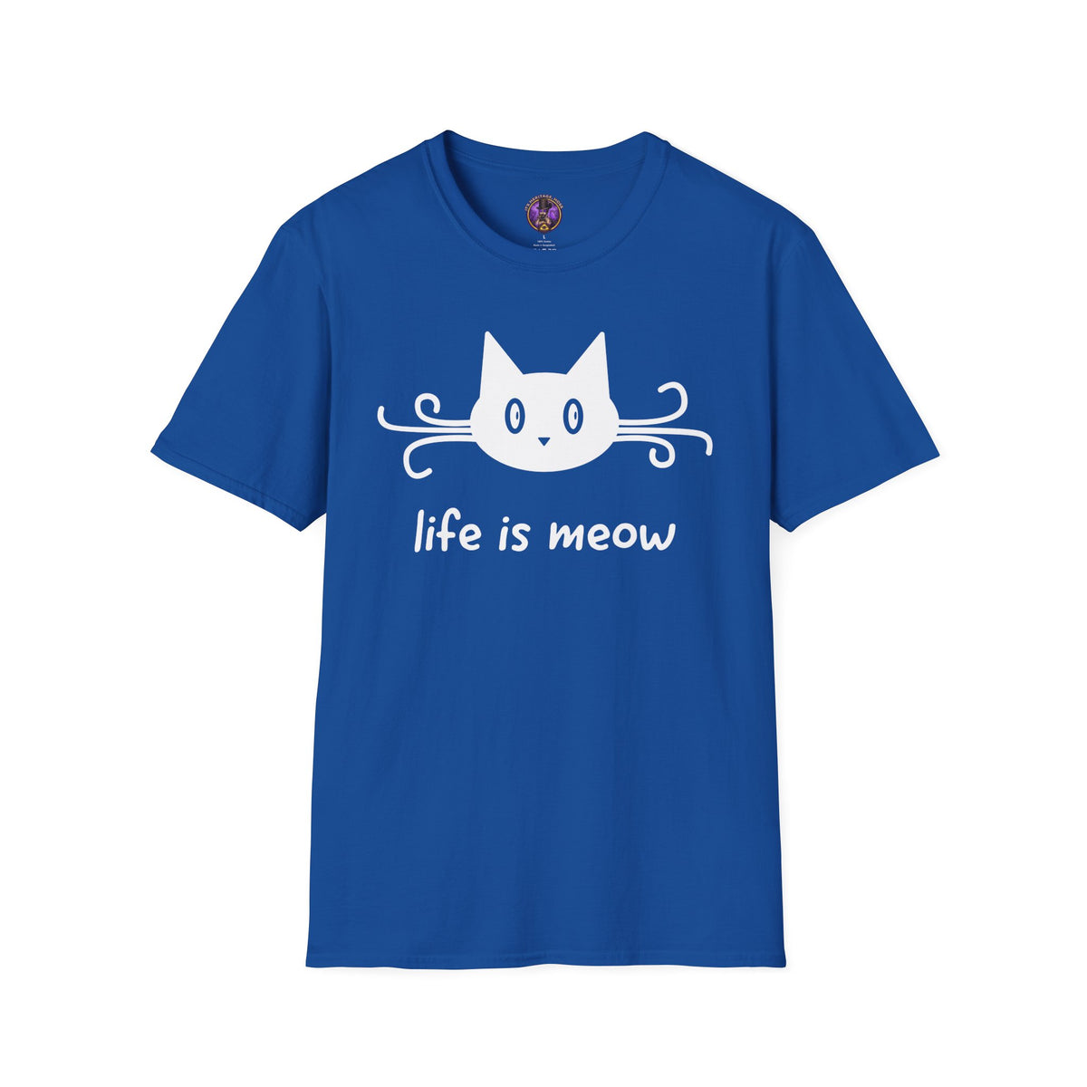 Blank White T-Shirt - Plain Classic Crewneck Tee graphic T-shirt product image 2
