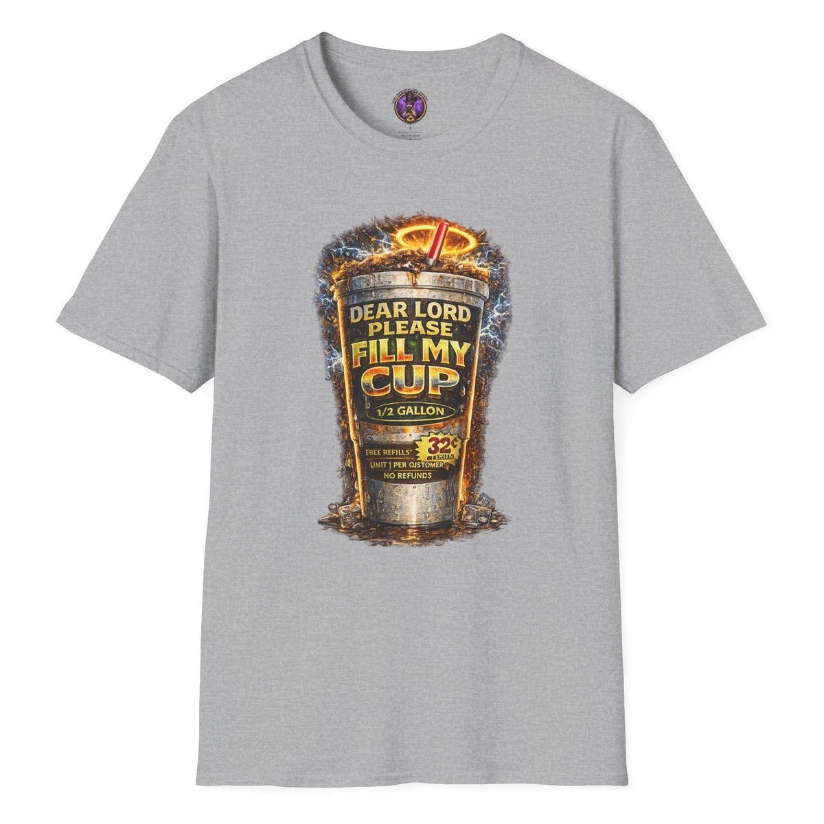 Dear Lord Fill My Cup Gas Pump Tee | It's Heritage Hoss