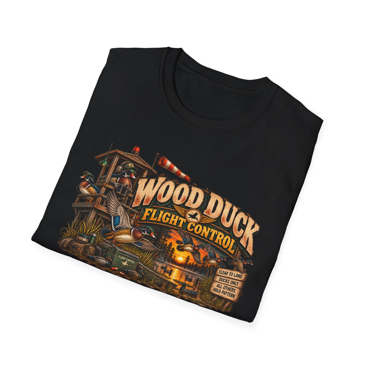 Wood Duck Flight Control T-Shirt — Duck Hunting