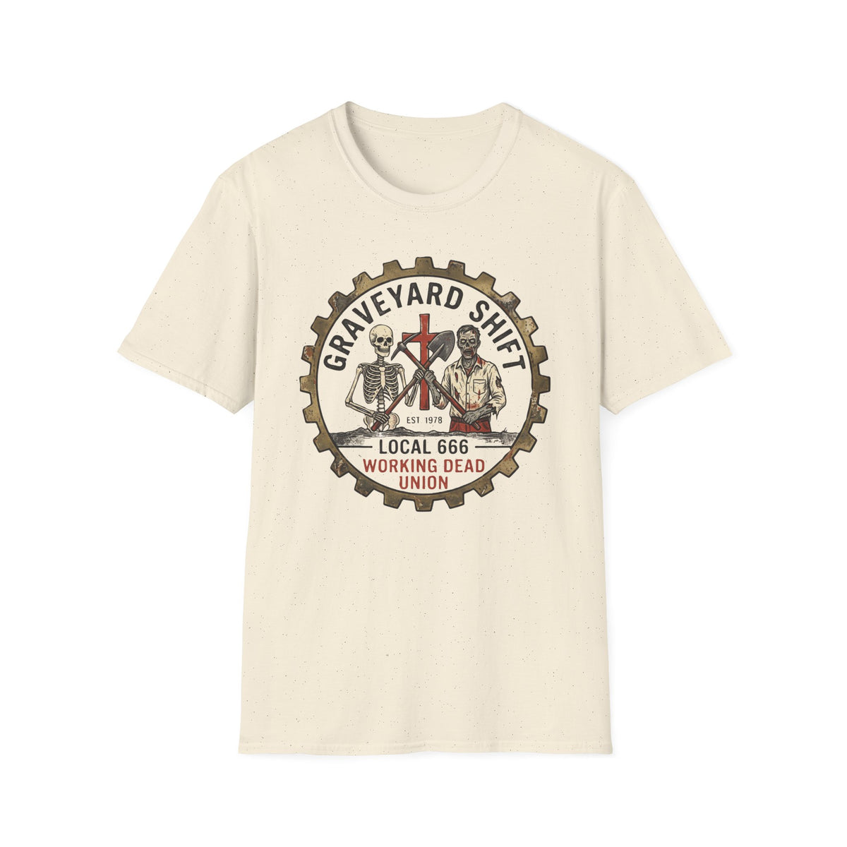 Graveyard Shift Local 666 Funny Union Worker Shirt | It's Heritage Hoss