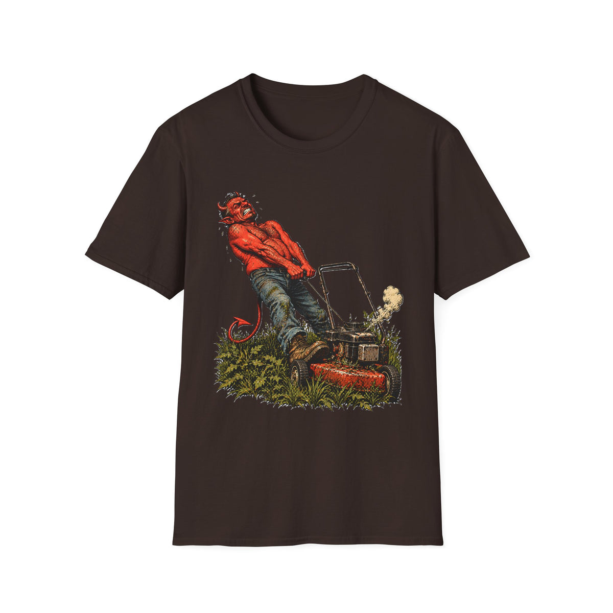 Devil vs. the Lawn Mower