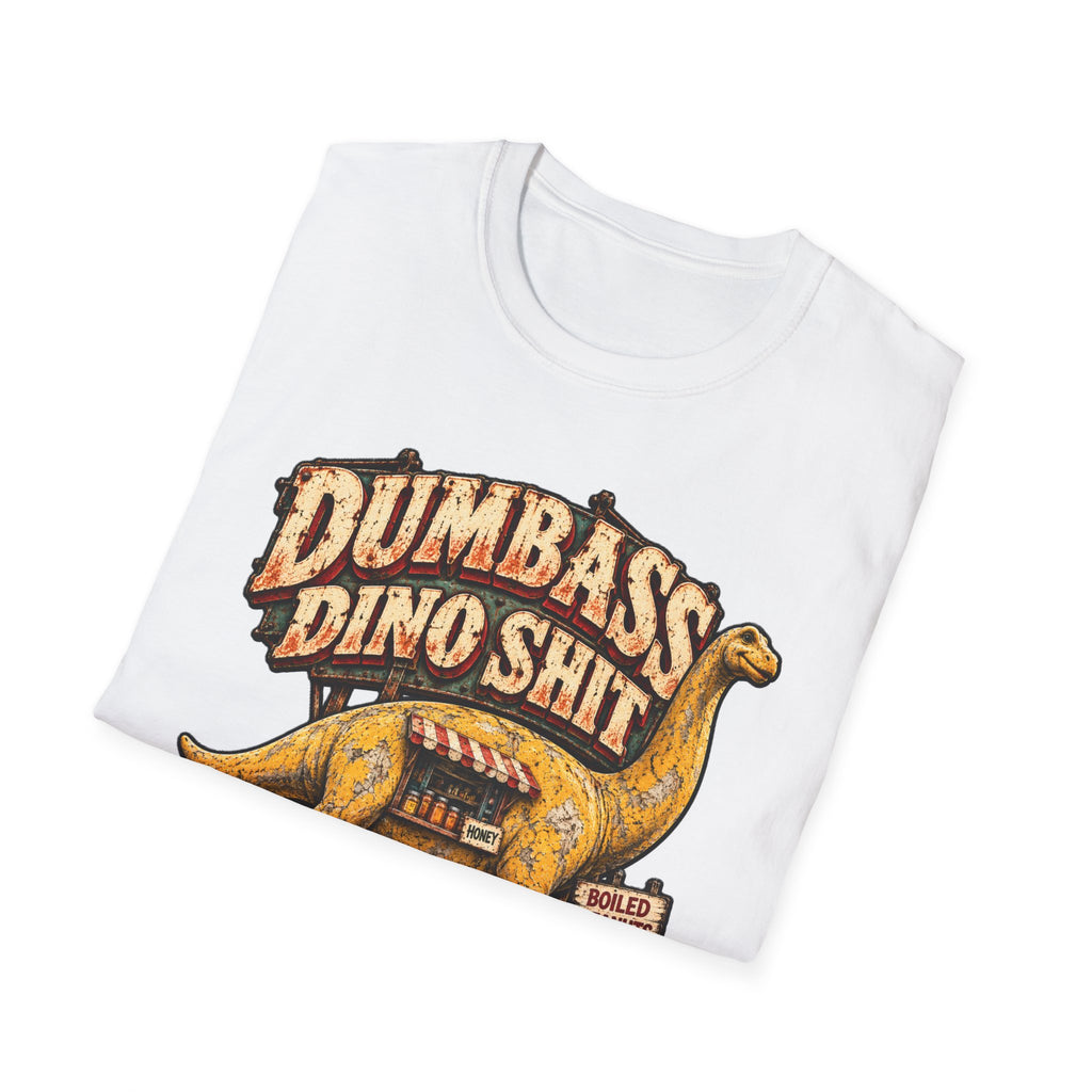 Dumbass Dino Shit T-Shirt — Roadside Dinosaur