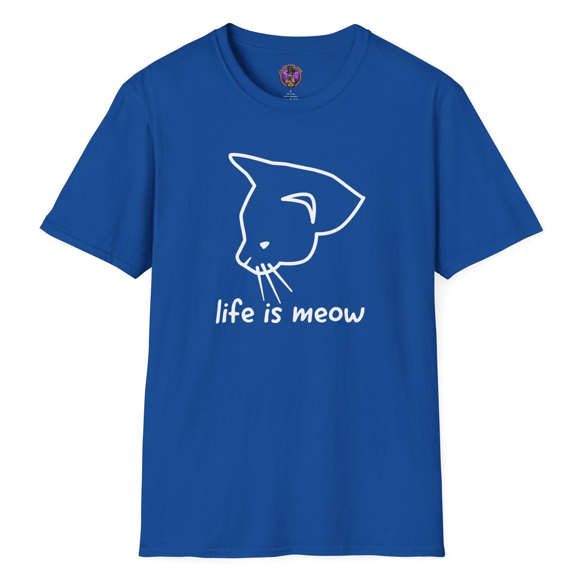 Life Is Meow Hand-Lettered Cat Tee | It's Heritage Hoss