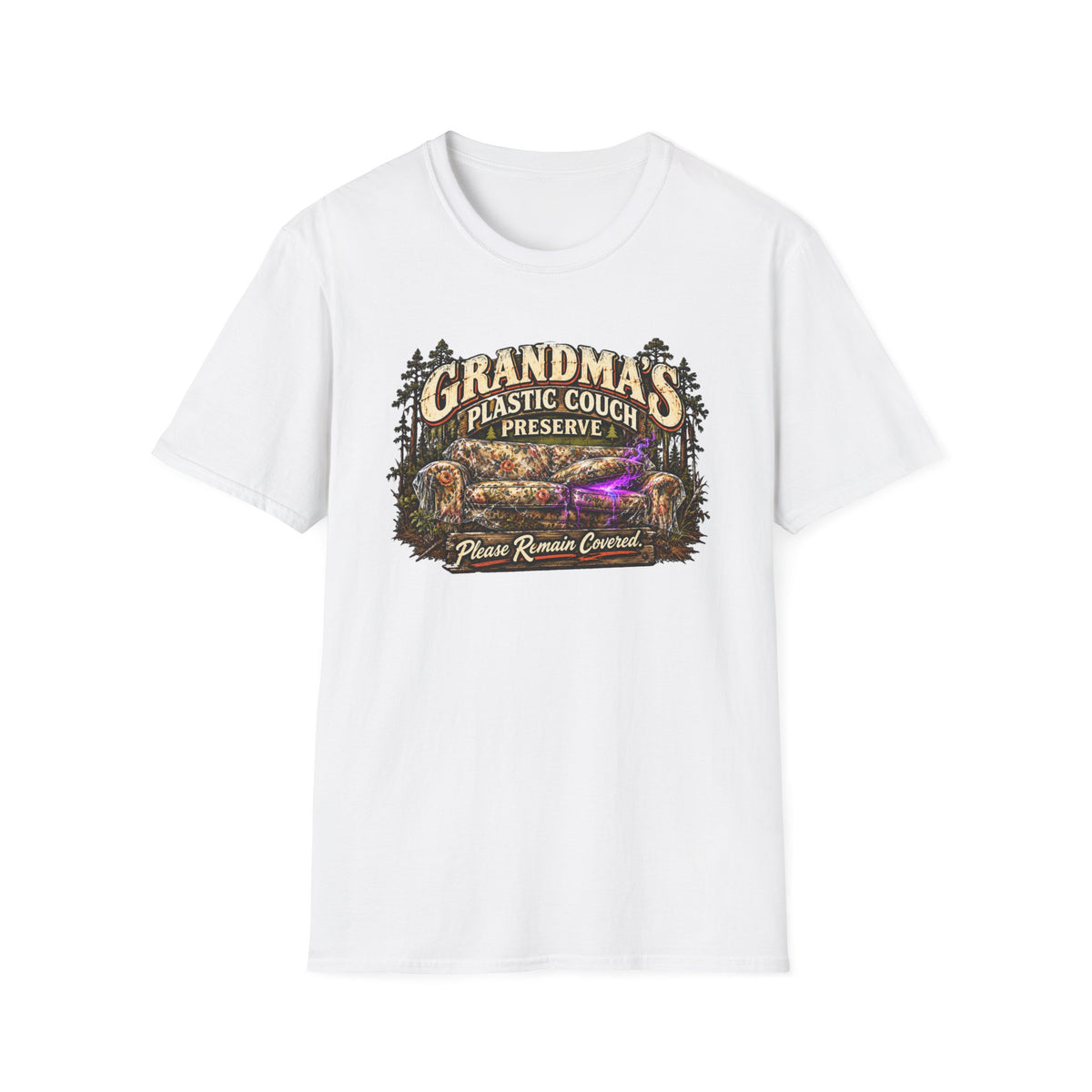 Grandma’s Plastic Couch Preserve T-Shirt — Southern Nostalgia