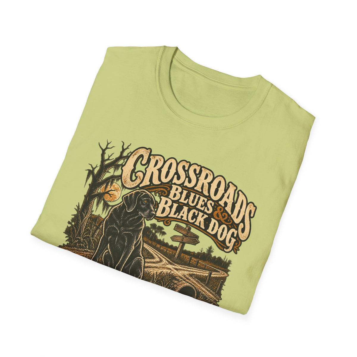 Crossroads Blues & Black Dog T-Shirt — Southern Folklore