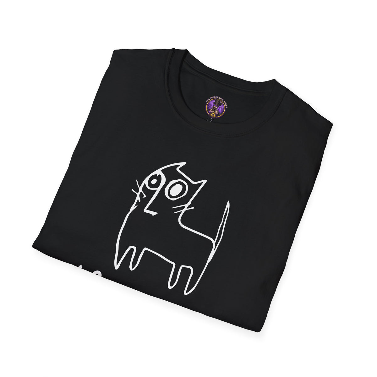 Life Is Meow Doodle Cat T-Shirt | It's Heritage Hoss