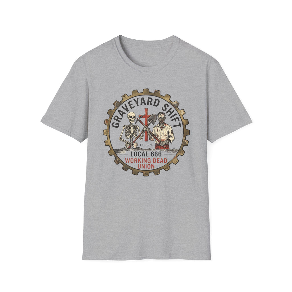 Graveyard Shift Local 666 Funny Union Worker Shirt | It's Heritage Hoss