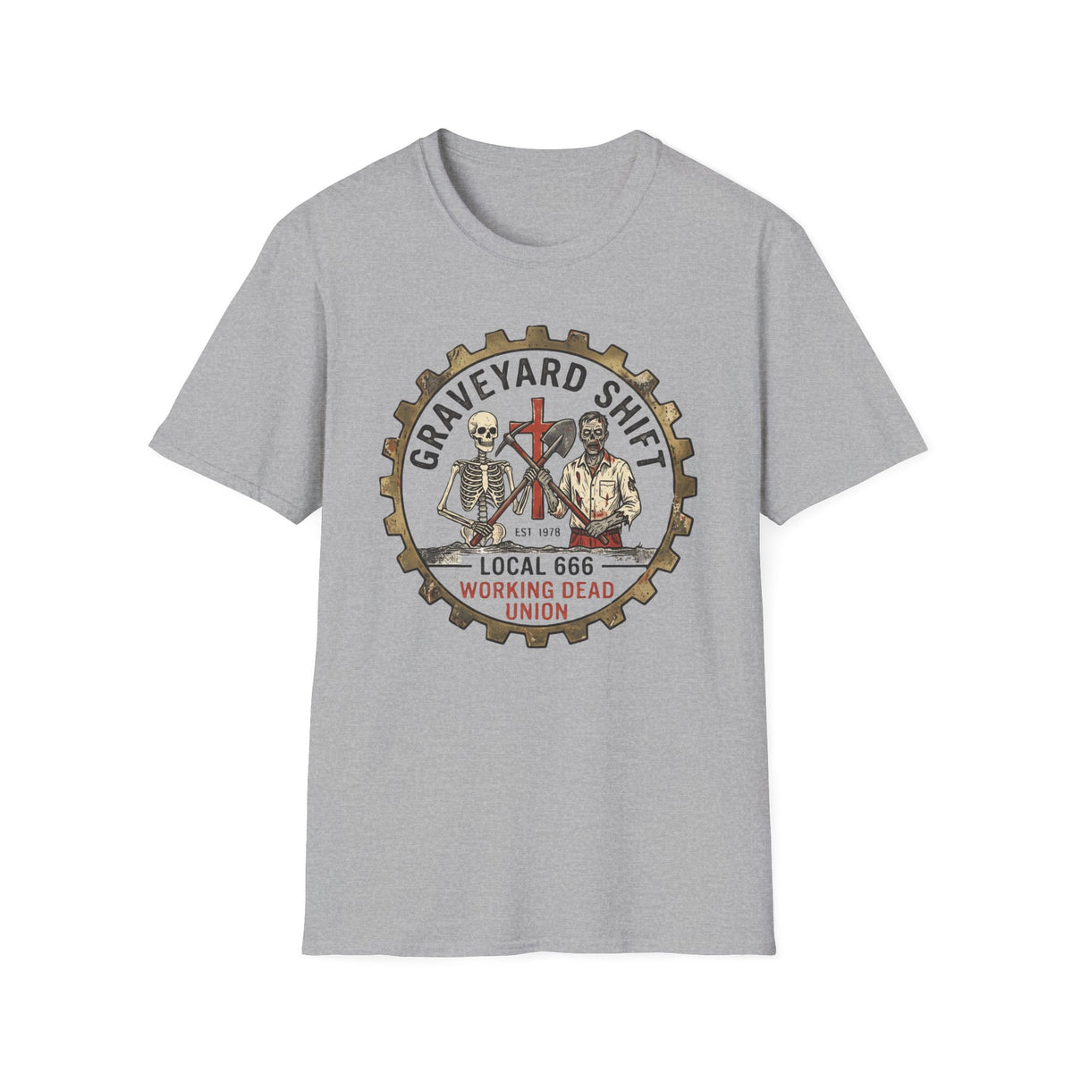 Graveyard Shift Local 666 Funny Union Worker Shirt | It's Heritage Hoss