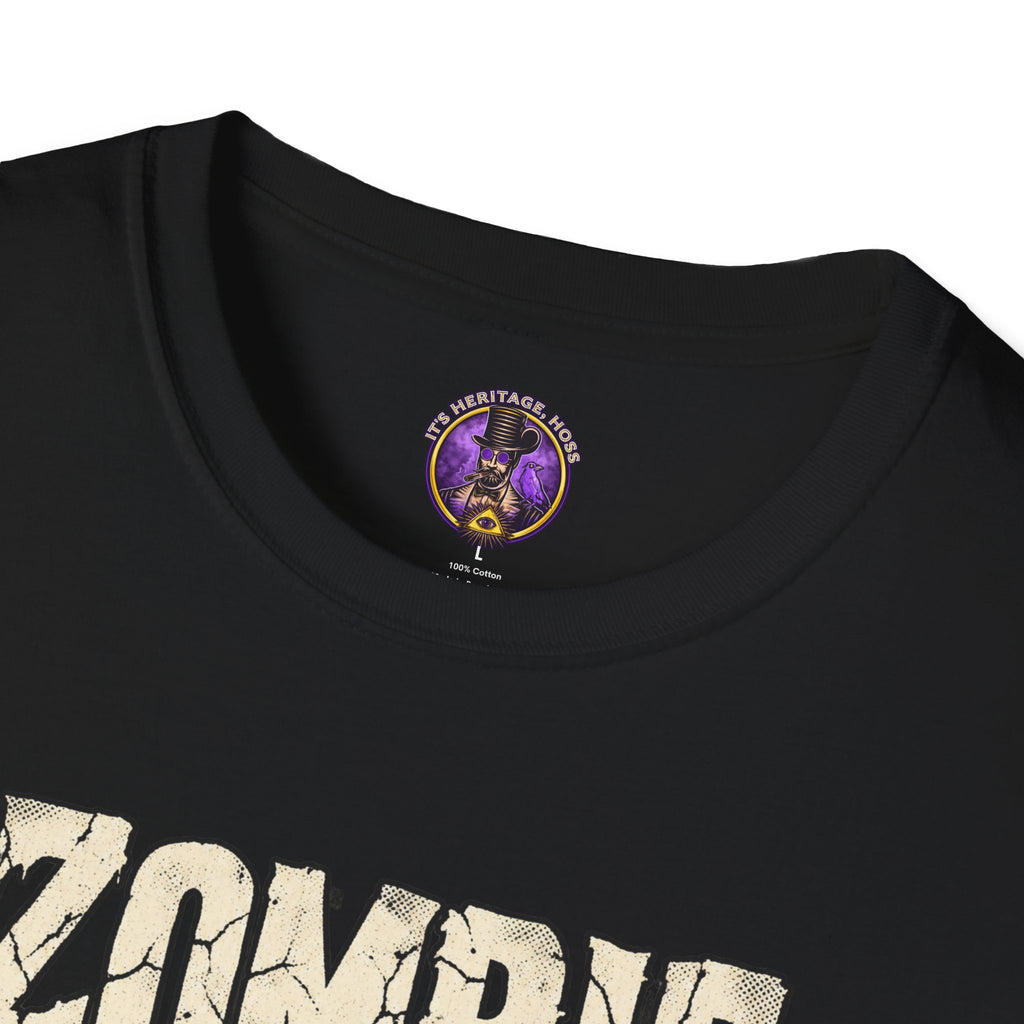 Zombie Epstein T-Shirt — "The Files Won't Stay Buried" Vintage Horror Tee
