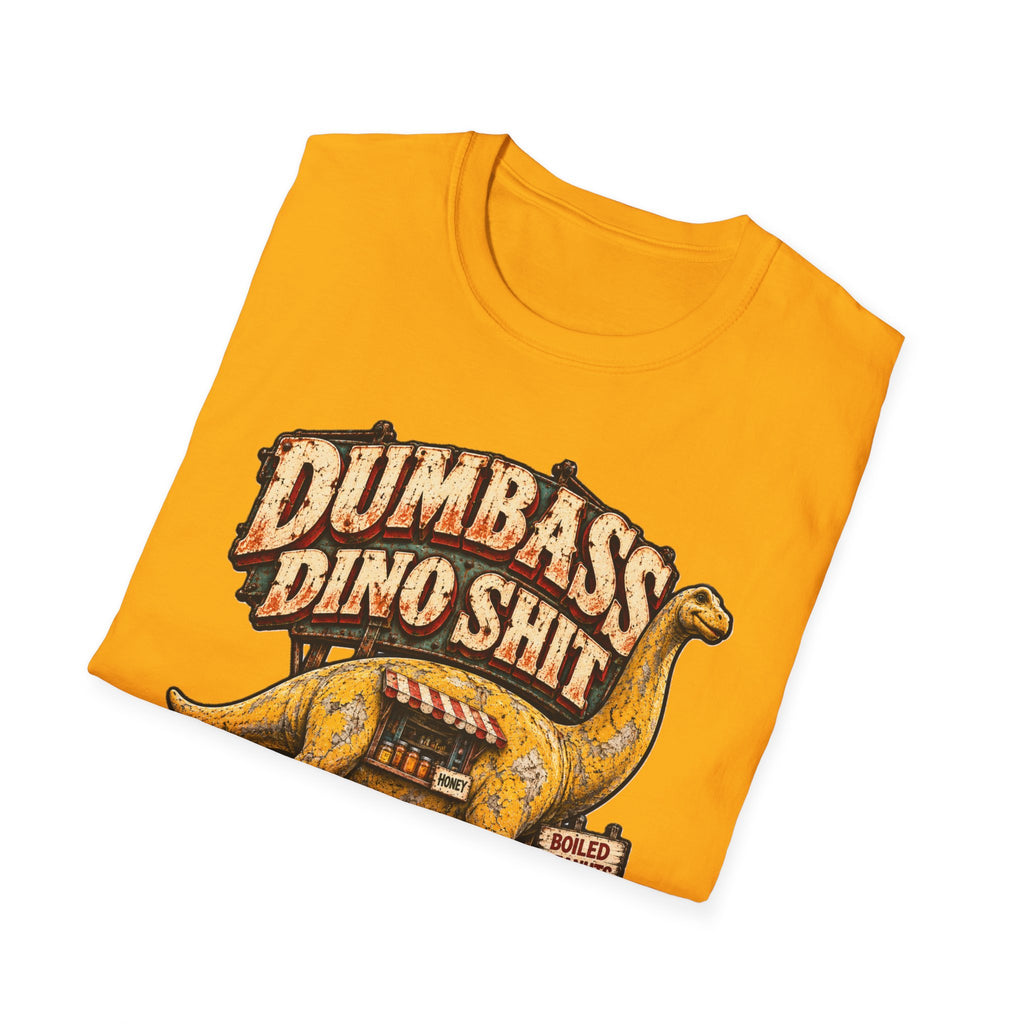Dumbass Dino Shit T-Shirt — Roadside Dinosaur