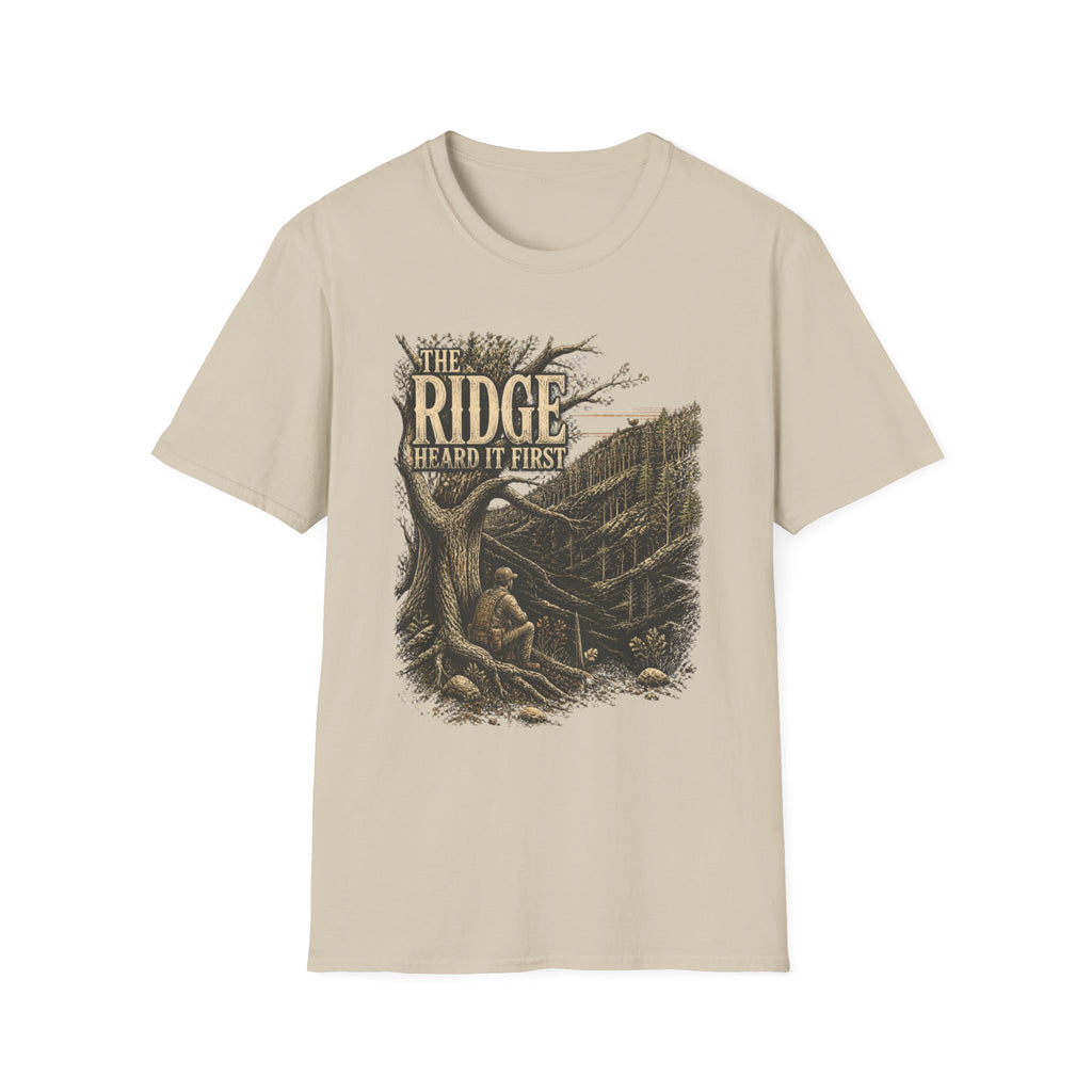The Ridge Heard It First Turkey Hunting T-Shirt