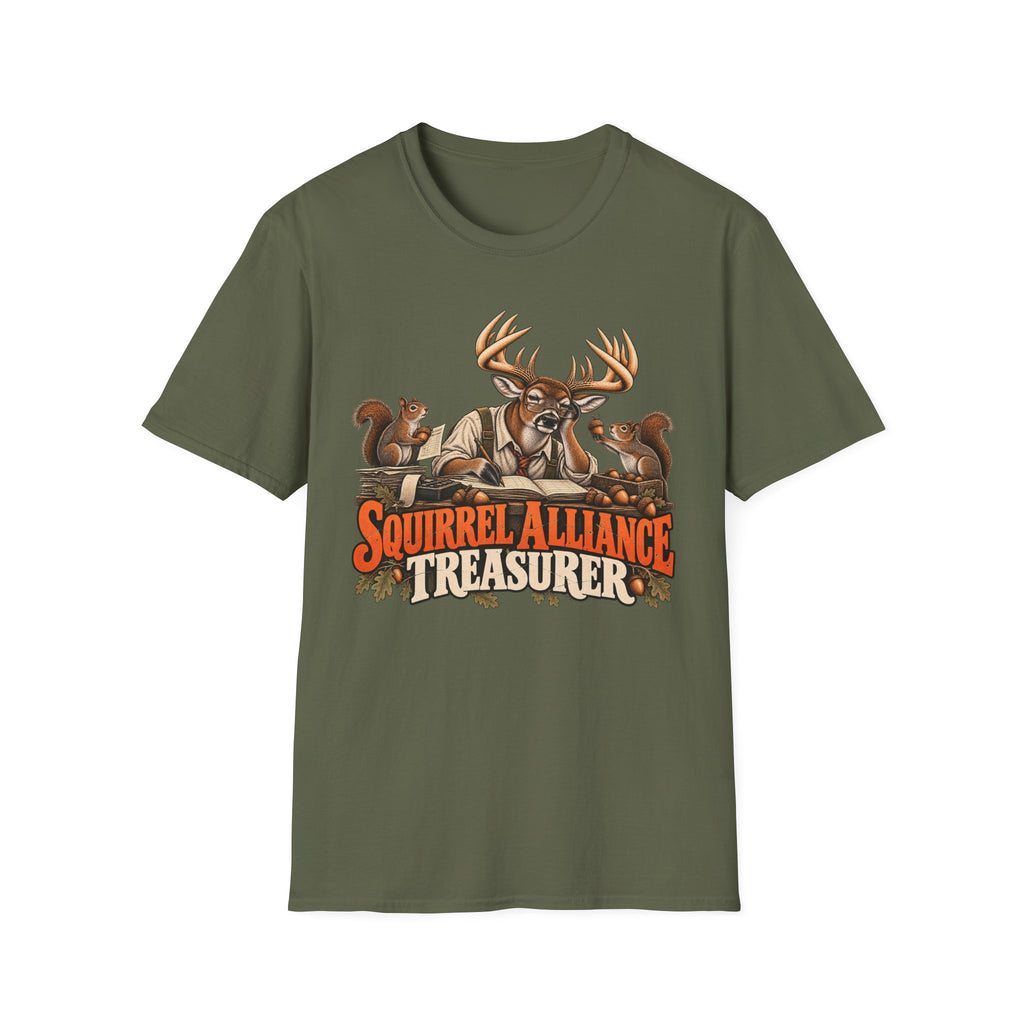 Squirrel Alliance Treasurer Woodland Whitetail Hunting Design