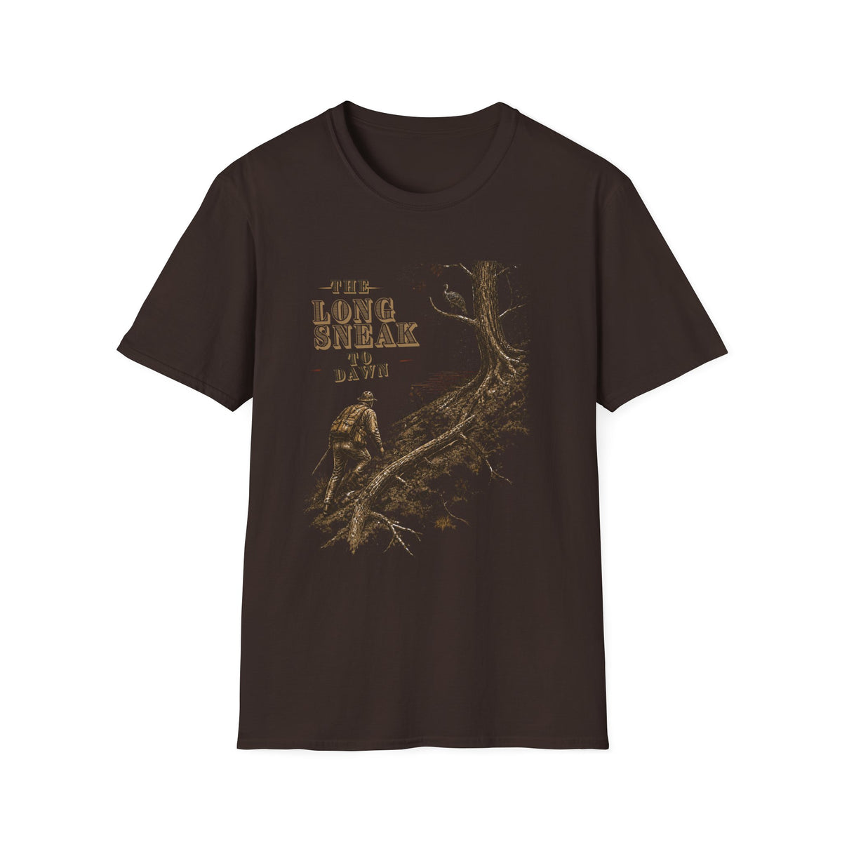 The Long Sneak to Dawn Turkey Hunting T-Shirt