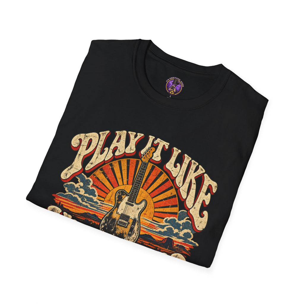 Play It Like You Owe God Guitar Shirt | It's Heritage Hoss