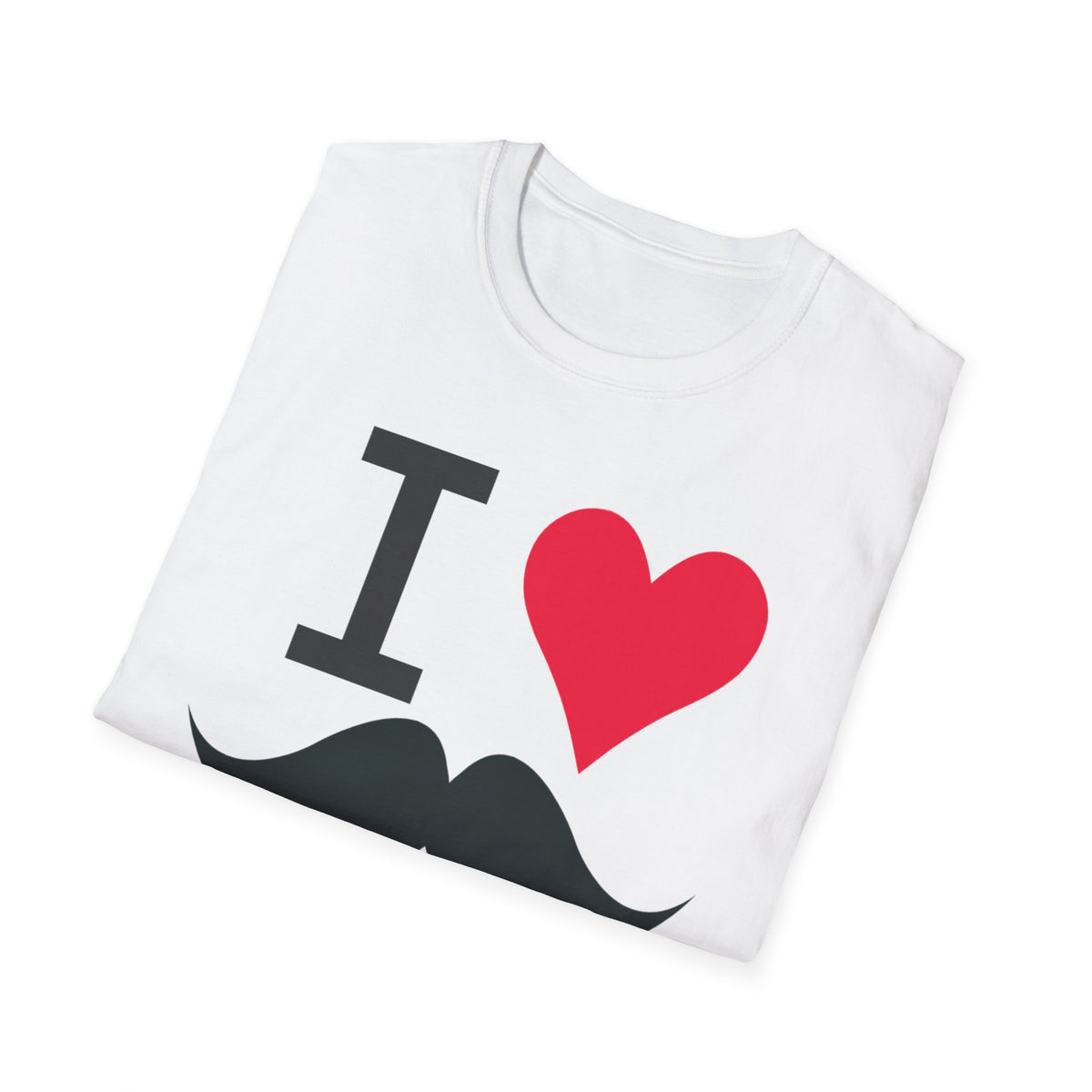 I Love Mustache T-Shirt