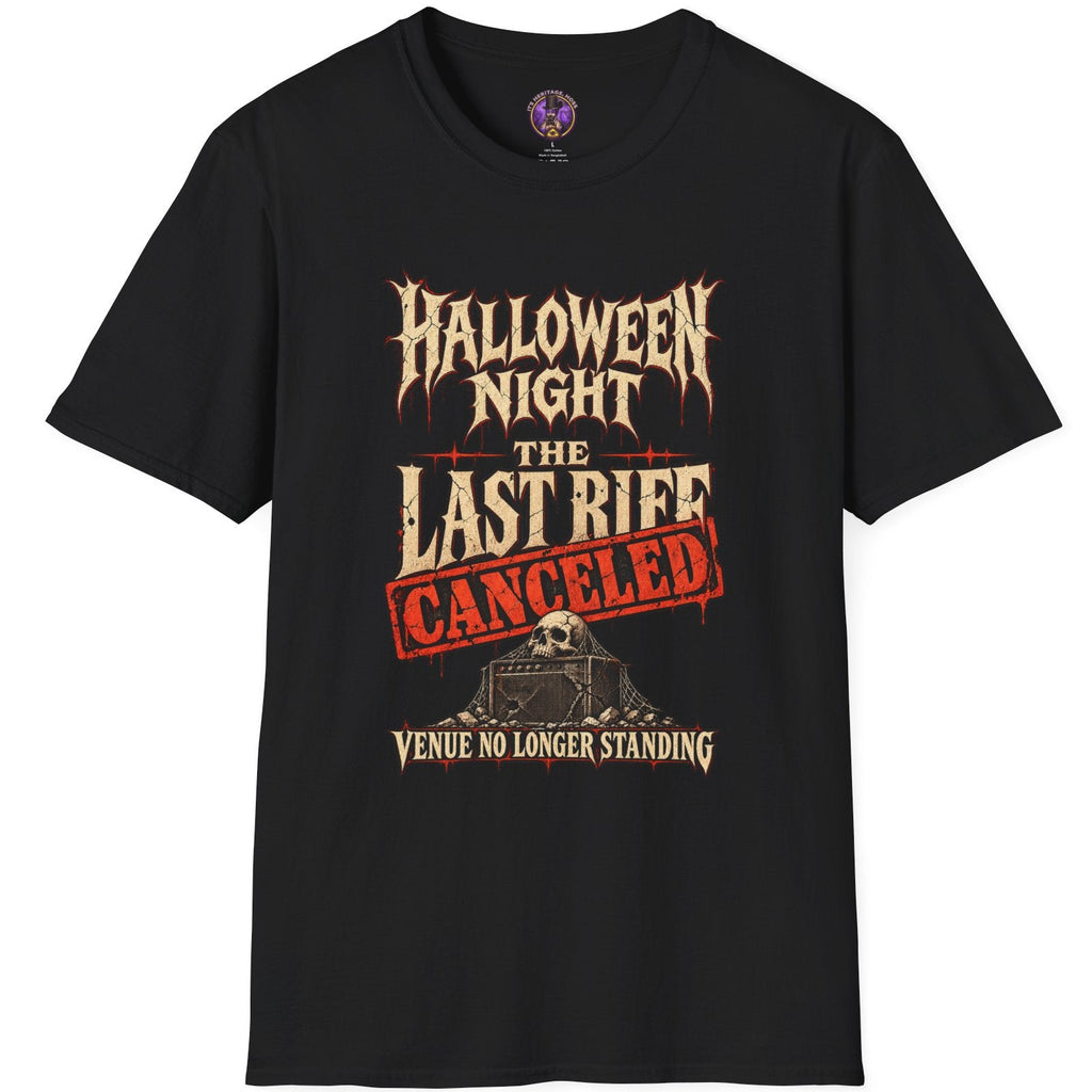 Halloween Night Last Ride Canceled haunted attraction graphic tee