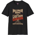 Halloween Night Last Ride Canceled haunted attraction graphic tee