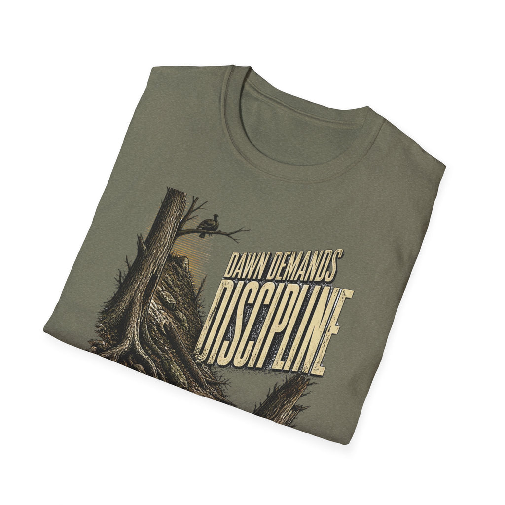 Dawn Demands Discipline Turkey Hunting T-Shirt