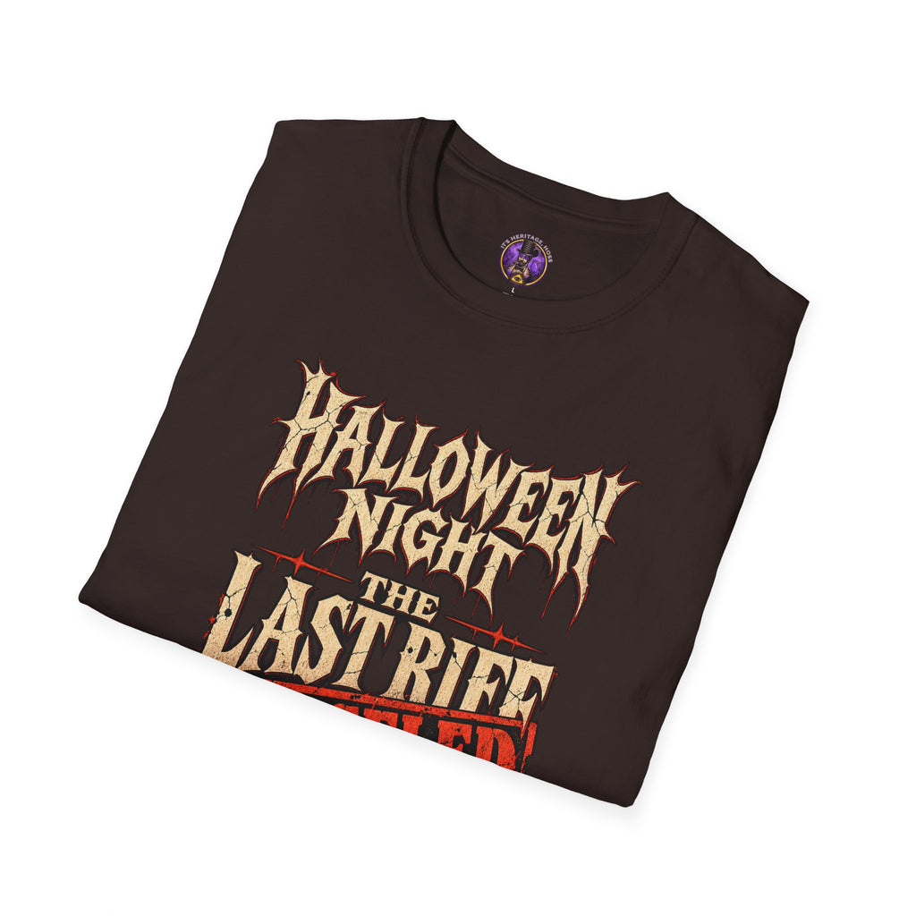 Halloween T-Shirt "Halloween Night The Last Ride Canceled" - Funny Haunted Attraction Tee