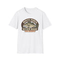 White Perch Review Board graphic with crappie artwork on a T-shirt
