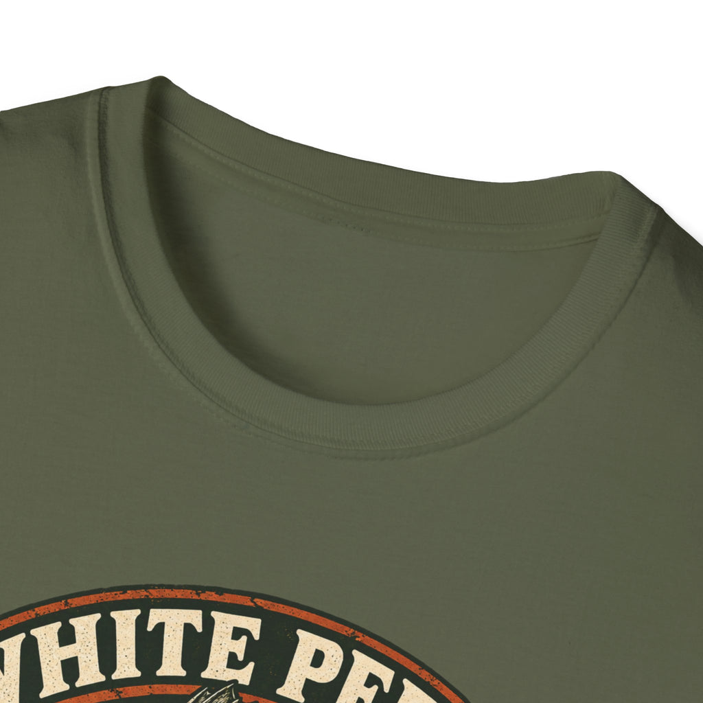 White Perch Review Board T-Shirt — Crappie Fishing
