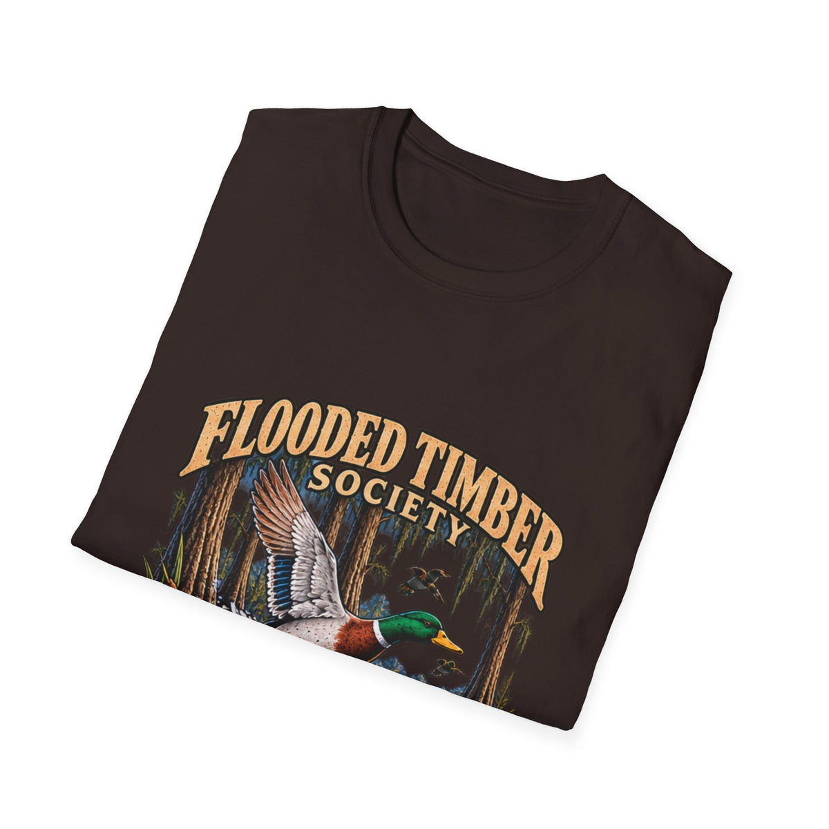 Flooded Timber Society Duck Hunting T-Shirt outdoor graphic T-shirt product image 12