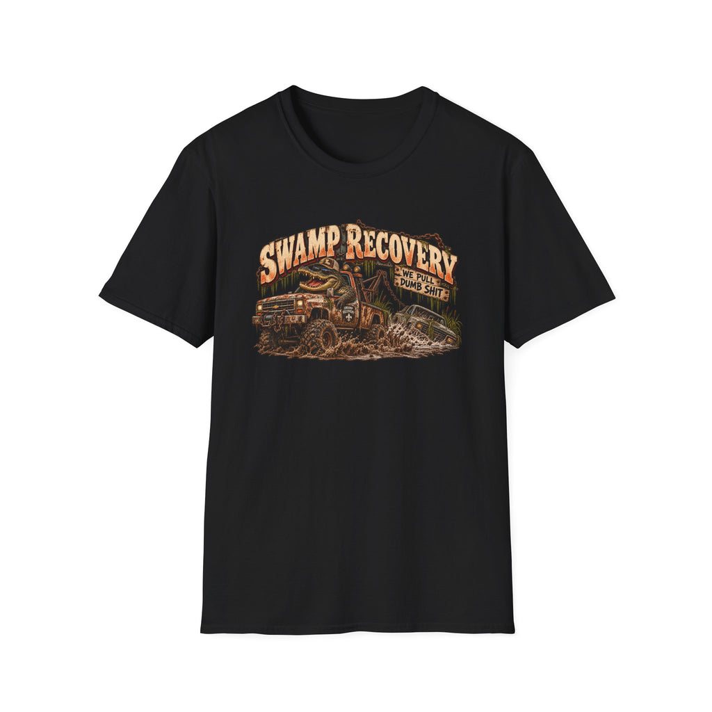 Swamp Recovery T-Shirt — Off-Road Humor
