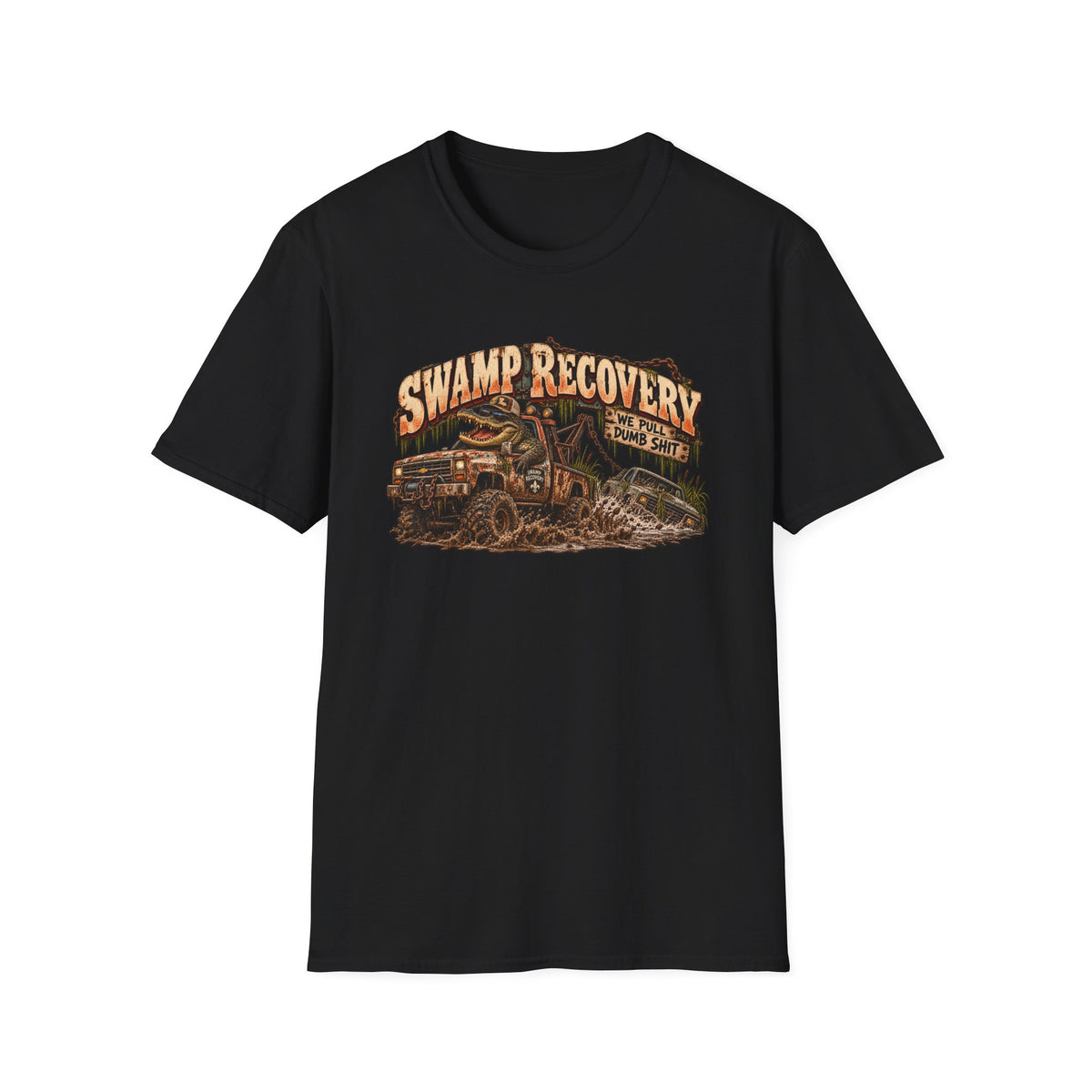 Swamp Recovery T-Shirt — Off-Road Humor