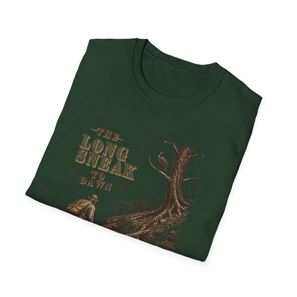 The Long Sneak to Dawn Turkey Hunting T-Shirt