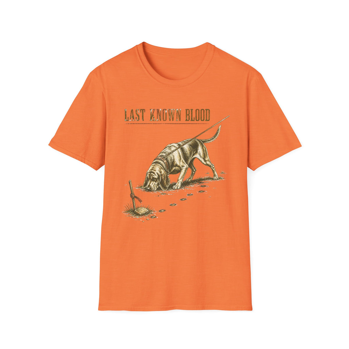 Last Known Blood Deer Tracking Dog Shirt