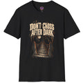 Don't Cross After Dark spooky skull bridge graphic tee